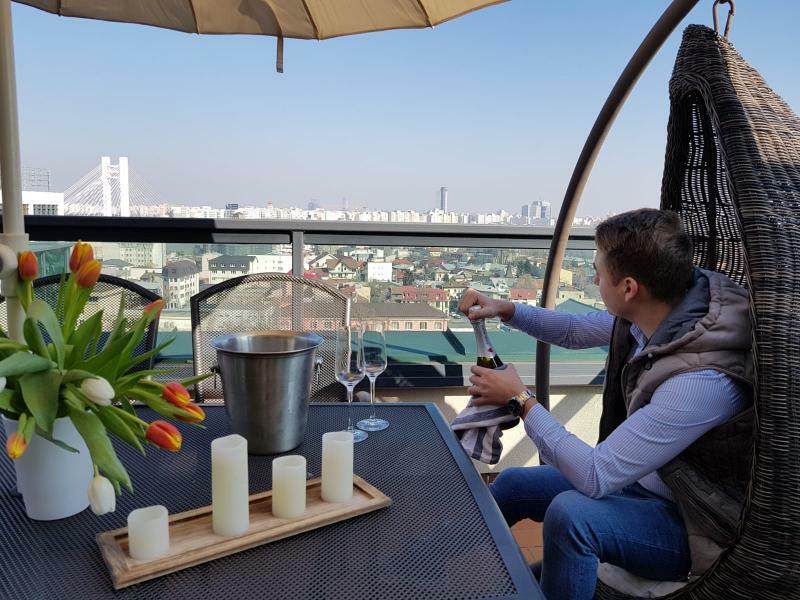 Aparthotel Penthouse Orhideea Bucarest Esterno foto